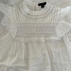 J. Crew flutter sleeve top